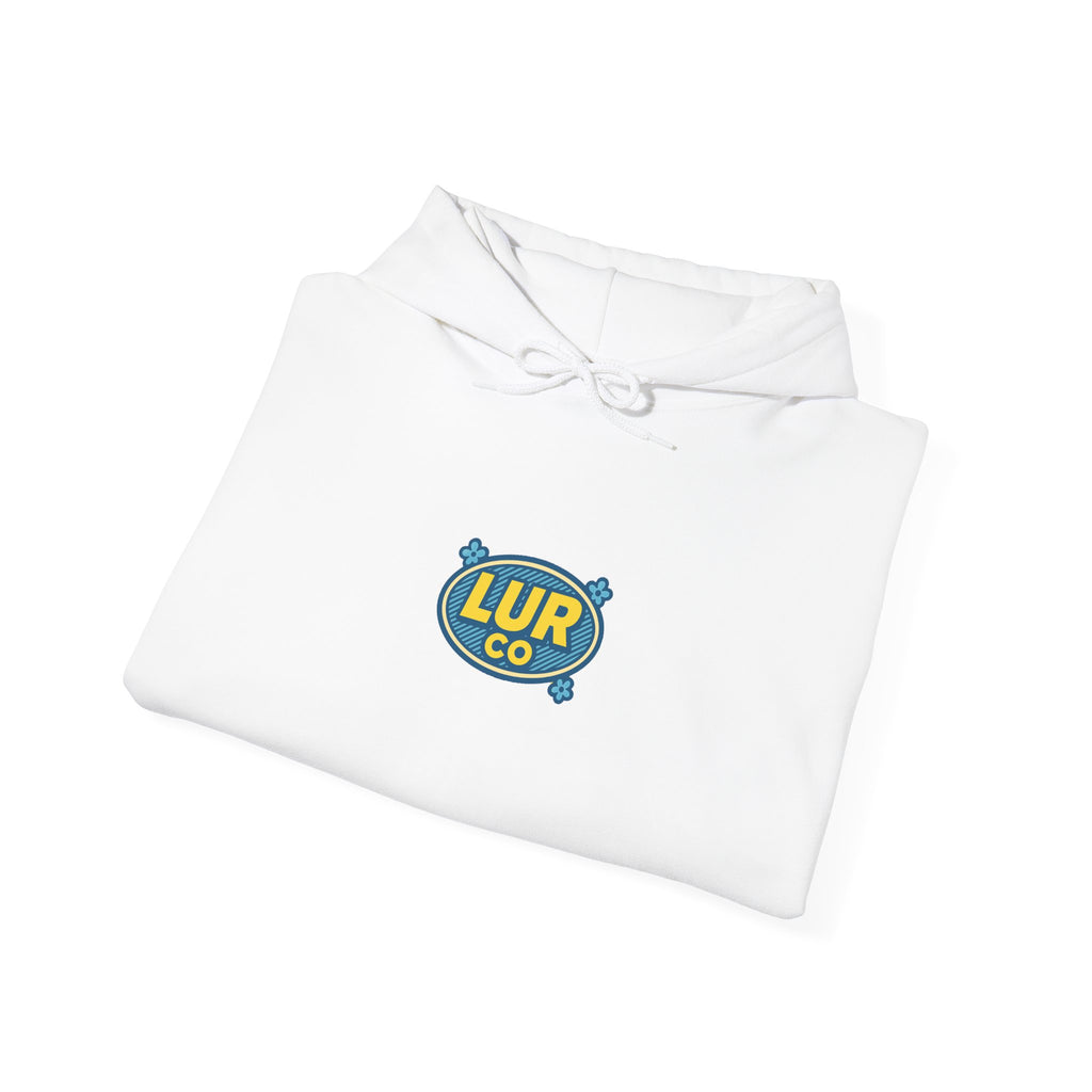 LUR CO Branded White Hoodie