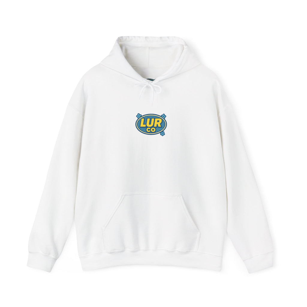LUR CO Branded White Hoodie